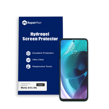 Motorola Moto G71 5G Compatible Premium Hydrogel Screen Protector With Full Coverage Ultra HD